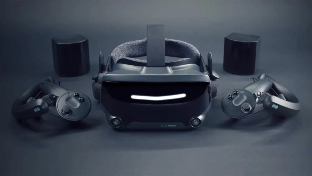 Black Valve Index with controllers